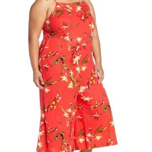 BP. Wide Leg Linen Blend Jumpsuit